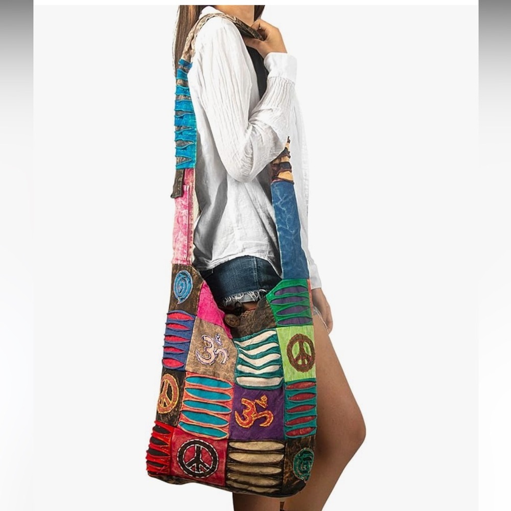BOHO HIPPIE SLING BAG BEACH SHOULDER FESTIVAL‎ HOBO - Picture 12 of 12